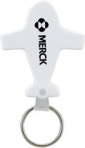 Promotional Key Chains: Airplane Shaped Keychains